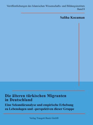 cover image of Die älteren türkischen Migranten in Deutschland